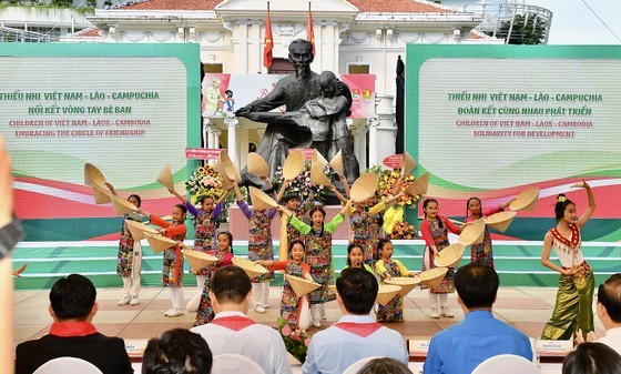 Festival for children of Vietnam, Laos, Cambodia 2022 opens in HCMC ảnh 3 Festival for children of Vietnam, Laos, Cambodia 2022 opens in HCMC ảnh 3