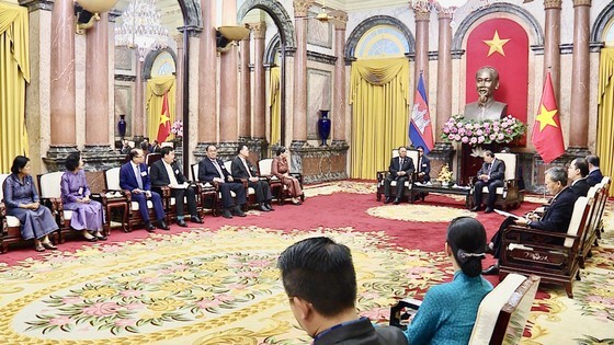 President hosts Cambodian top legislator ảnh 8 President hosts Cambodian top legislator ảnh 8