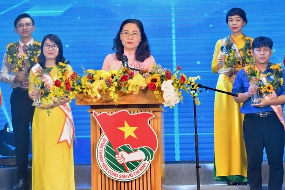 Chairwoman of the HCMC People’s Council, Nguyen Thi Le speaks at the event. (Photo: SGGP) Chairwoman of the HCMC People’s Council, Nguyen Thi Le speaks at the event. (Photo: SGGP)