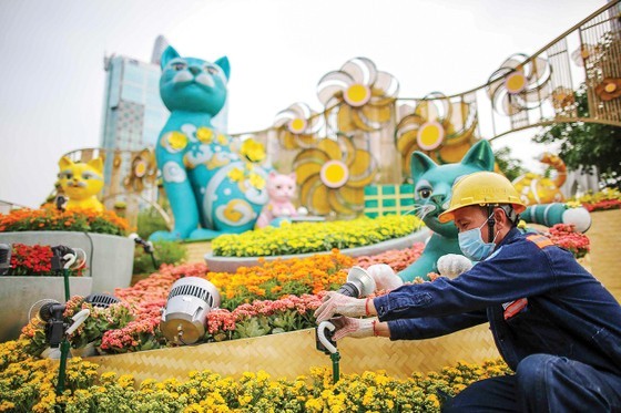 A corner of Nguyen Hue Flower Street 2023 (Photo: SGGP) A corner of Nguyen Hue Flower Street 2023 (Photo: SGGP)