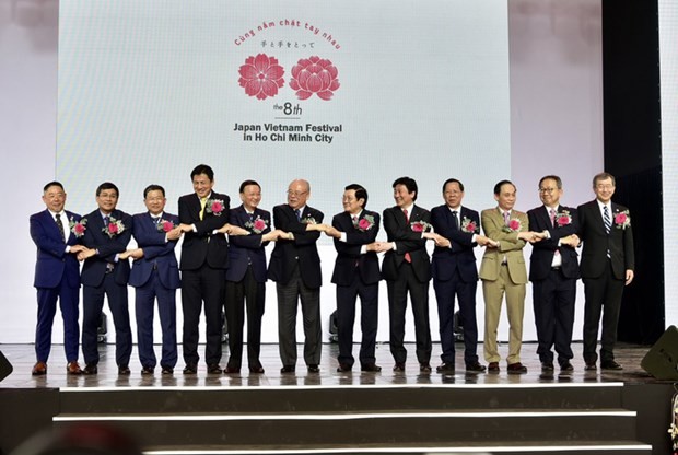 At the opening of the Vietnam-Japan Festival (Photo: VNA) At the opening of the Vietnam-Japan Festival (Photo: VNA)
