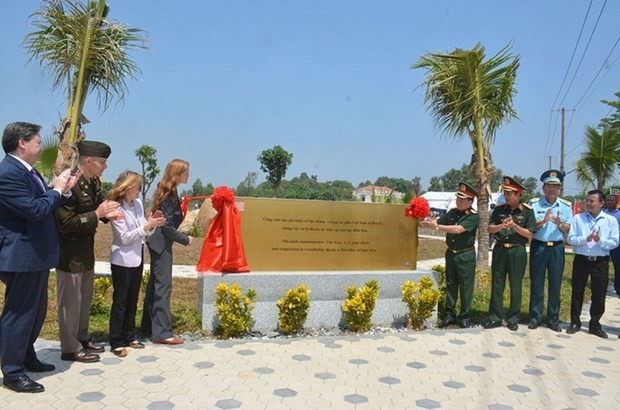 A park jointly built by the Ministry of National Defence of Vietnam and USAID (Photo: VNA)