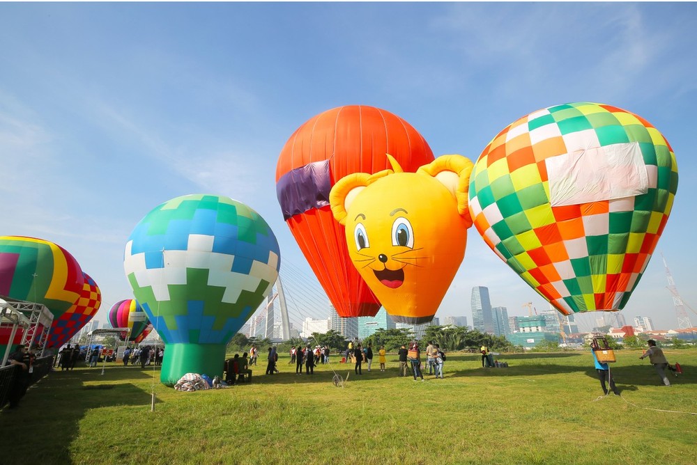 At the second HCMC Hot Air Balloon Festival 2022 (Photo: SGGP) At the second HCMC Hot Air Balloon Festival 2022 (Photo: SGGP)