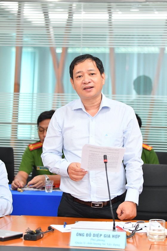 Deputy head of the Quality Management Division of the HCMC Department of Construction, Do Diep Gia Hop (Photo: SGGP)
