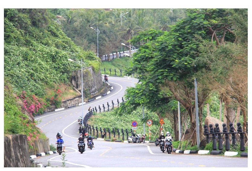 A winding path leading to the peninsula