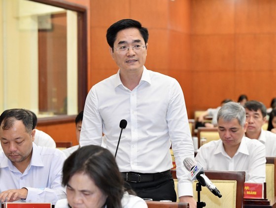 Director of the Transport Department Tran Quang Lam speaks at the event. (Photo: SGGP) Director of the Transport Department Tran Quang Lam speaks at the event. (Photo: SGGP)