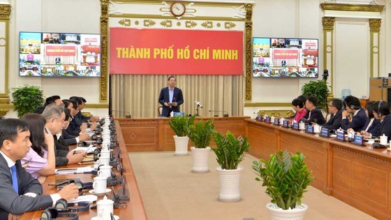 At the meeting in HCMC (Photo: SGGP)