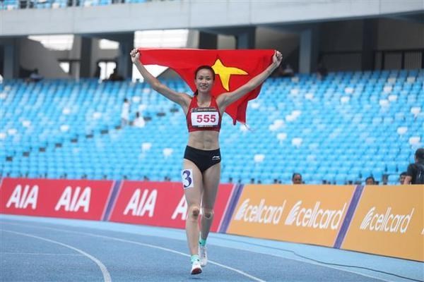 Vietnamese runner Huynh Thi My Tien (Photo: VNA)