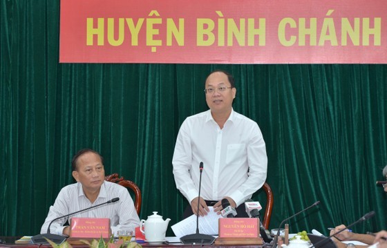 Vice Secretary of the HCMC Party Committee Nguyen Ho Hai speaks at the event. (Photo: SGGP) Vice Secretary of the HCMC Party Committee Nguyen Ho Hai speaks at the event. (Photo: SGGP)