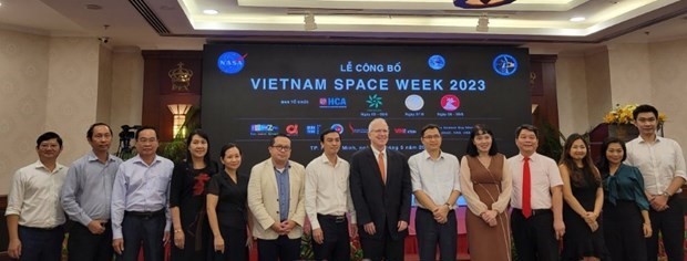 Delegates at the press conference. (Photo: baohaugiang.com) Delegates at the press conference. (Photo: baohaugiang.com)