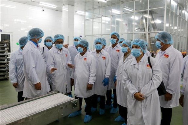 Cambodian NACC delegates visit Cholimex Food Joint Stock Company in Vinh Loc industrial park in HCMC (Photo: VNA) Cambodian NACC delegates visit Cholimex Food Joint Stock Company in Vinh Loc industrial park in HCMC (Photo: VNA)