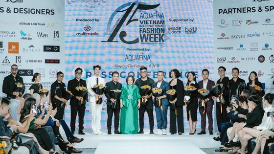 The Aquafina Vietnam International Fashion Week 2023 will present to fashion lovers the latest collections of local and foreign designers. (Photo: SGGP)
