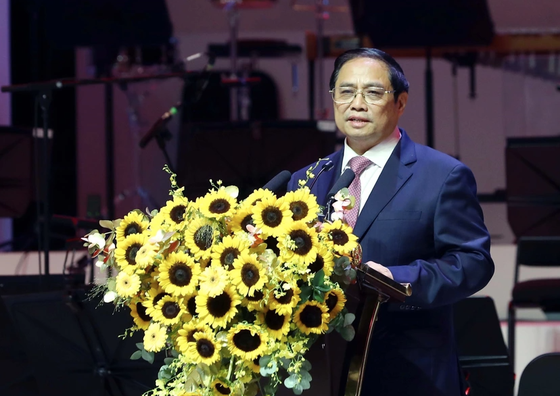 Prime Minister Pham Minh Chinh speaks at the inauguration ceremony. (Photo: SGGP) Prime Minister Pham Minh Chinh speaks at the inauguration ceremony. (Photo: SGGP)