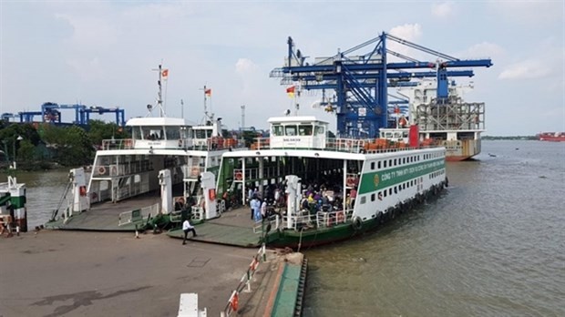 At the construction site of Cat Lai bridge (Photo: VNA)