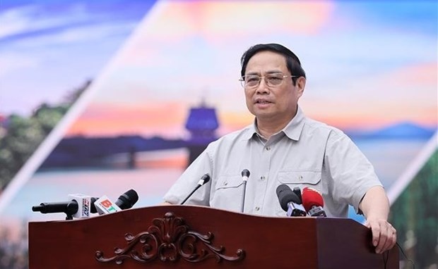 Prime Minister Pham Minh Chinh speaks at the event (Photo: VNA) Prime Minister Pham Minh Chinh speaks at the event (Photo: VNA)