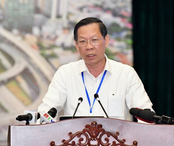 Chairman of the HCMC People’s Committee Phan Van Mai proposes specific mechanisms and policies for the southeast region. (Photo: SGGP) Chairman of the HCMC People’s Committee Phan Van Mai proposes specific mechanisms and policies for the southeast region. (Photo: SGGP)