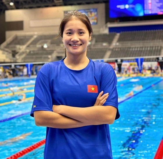 Swimmer Vo Thi My Tien at the 2023 World Aquatic Championship Swimmer Vo Thi My Tien at the 2023 World Aquatic Championship