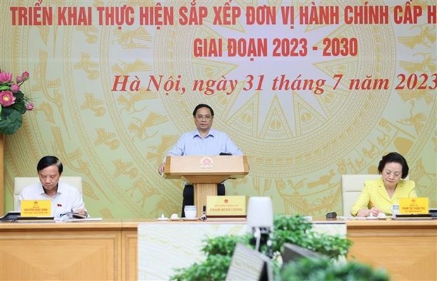 Prime Minister Pham Minh Chin addresses the event (Photo: VNA)