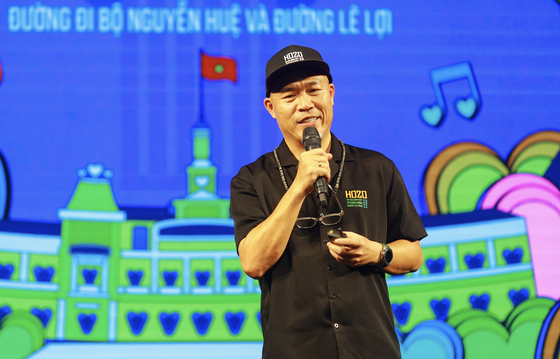 Musician Huy Tuan, general director of "Ho Do” International Music Festival 2023 speaks at the press conference. (Photo: SGGP) Musician Huy Tuan, general director of "Ho Do” International Music Festival 2023 speaks at the press conference. (Photo: SGGP)