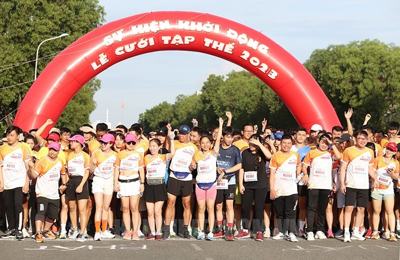 The 2023 "Couple Run" marathon opens in Ho Chi Minh City on August 27 (Photo: hcmcpv) The 2023 "Couple Run" marathon opens in Ho Chi Minh City on August 27 (Photo: hcmcpv)