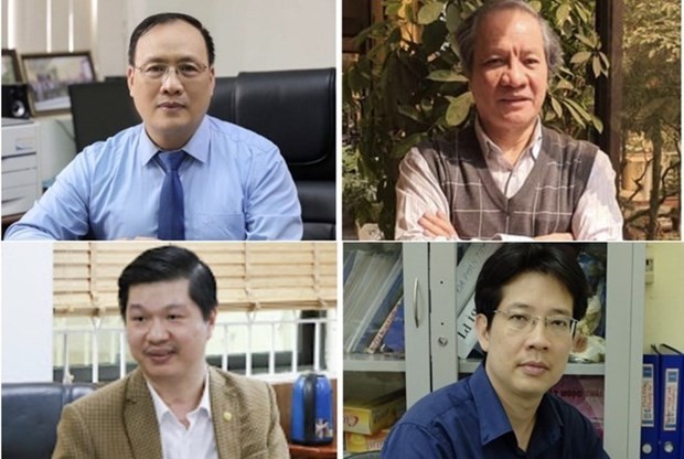 Scientists Nguyen Dinh Duc, Pham Hung Viet, Le Hoang Son and Tu Binh Minh (from left to right, from top to bottom) (Photo: laodong.vn) Scientists Nguyen Dinh Duc, Pham Hung Viet, Le Hoang Son and Tu Binh Minh (from left to right, from top to bottom) (Photo: laodong.vn)
