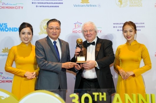 The "Asia's Leading Regional Airline” and “Best Frequent Flyer Programs For Asia Travelers” titles goes to Bamboo Airways. (Photo; SGGP) The "Asia's Leading Regional Airline” and “Best Frequent Flyer Programs For Asia Travelers” titles goes to Bamboo Airways. (Photo; SGGP)