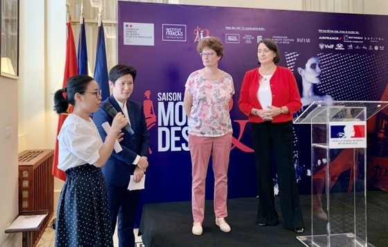 At the press conference of the cultural program 2023 themed “Fashion and Design” held in HCMC on September 20. (Photo: SGGP)