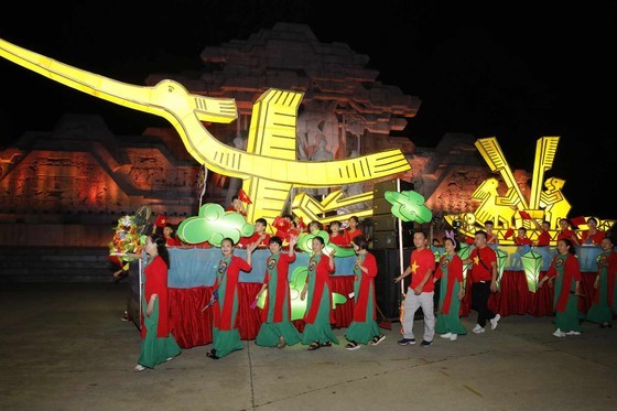 A lantern procession