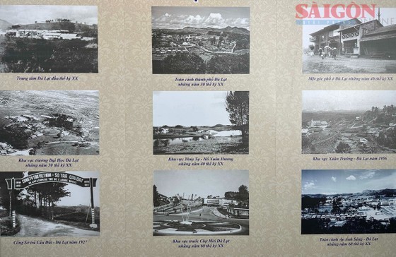 The exhibition introduces the history and development of Da Lat City. (Photo: SGGP) The exhibition introduces the history and development of Da Lat City. (Photo: SGGP)