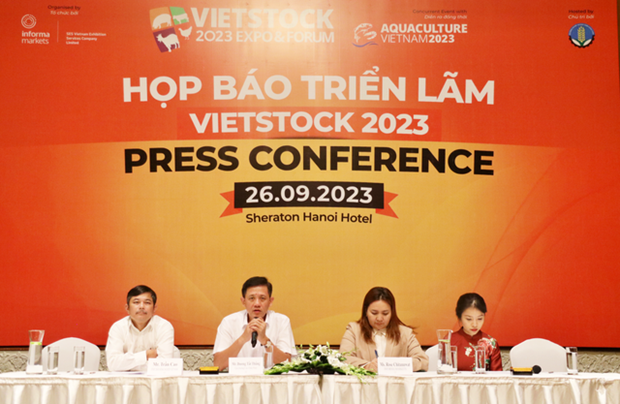 Vietstock 2023 Press Conference (Photo: VNA) Vietstock 2023 Press Conference (Photo: VNA)
