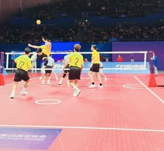 Vietnamese women's sepak takraw squad advances to final (Photo: SGGP) Vietnamese women's sepak takraw squad advances to final (Photo: SGGP)