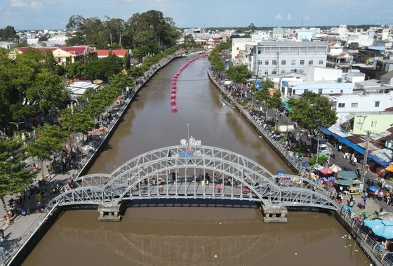The Kien River in Rach Gia City (Photo: SGGP) The Kien River in Rach Gia City (Photo: SGGP)