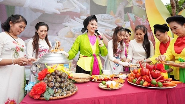 At Phu Tho culinary culture festival 2023 (Photo: nhandan.vn)