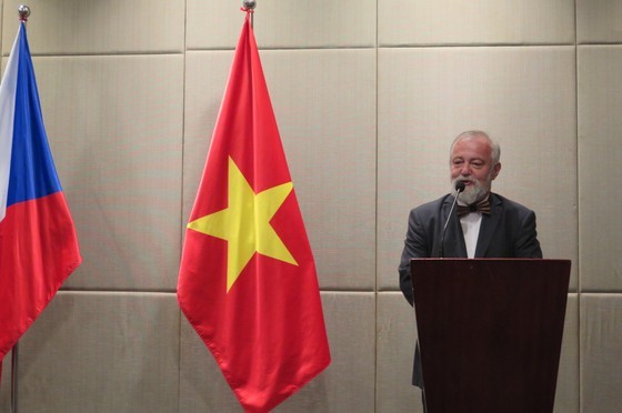 Ambassador of the Czech Republic to Vietnam, Hynek Kmonicek speaks at the ceremony. (Photo: SGGP) Ambassador of the Czech Republic to Vietnam, Hynek Kmonicek speaks at the ceremony. (Photo: SGGP)