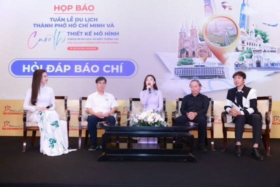 At the press conference of the 3rd HCMC Tourism Week 2023 (Photo: SGGP) At the press conference of the 3rd HCMC Tourism Week 2023 (Photo: SGGP)
