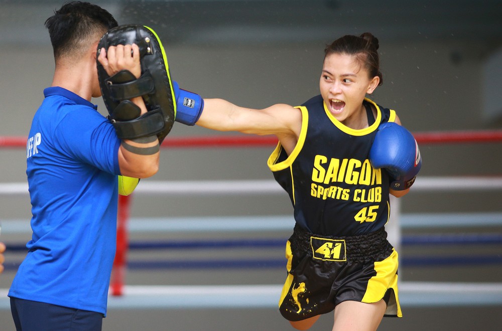 According to the World Boxing Council Muay Thai rankings, Vietnamese fighter Huynh Ha Huu Hieu ranked No. 2 in the women's minimum weight class (45.39 kg). tt3.jpg