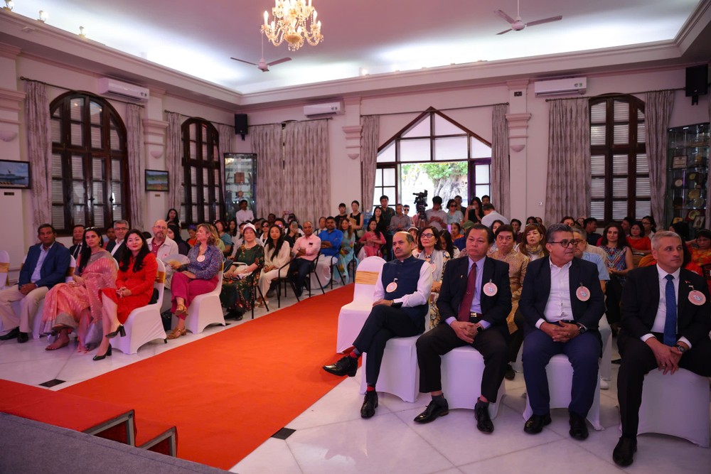Delegates attend the opening ceremony of the event. (Photo: SGGP) india.jpg1.jpg