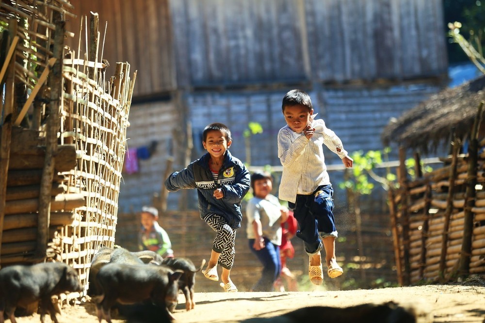 Childhood joy (Photo: VNA) tre-em-viet-nam-ttxvn.jpg
