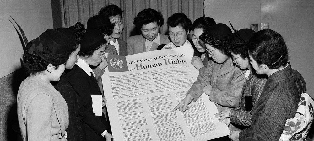 This historic event marked December 10 as Human Rights Day, a global observance dedicated to advancing efforts to protect and uphold human rights. (Photo: United Nations) un-nhan-quyen-3.jpg