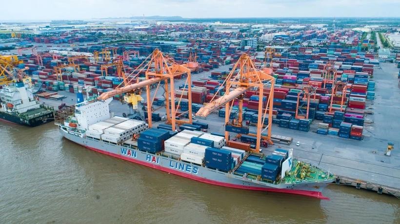 Hai Phong port. (Photo: VNA) hai-phong-140224.jpg