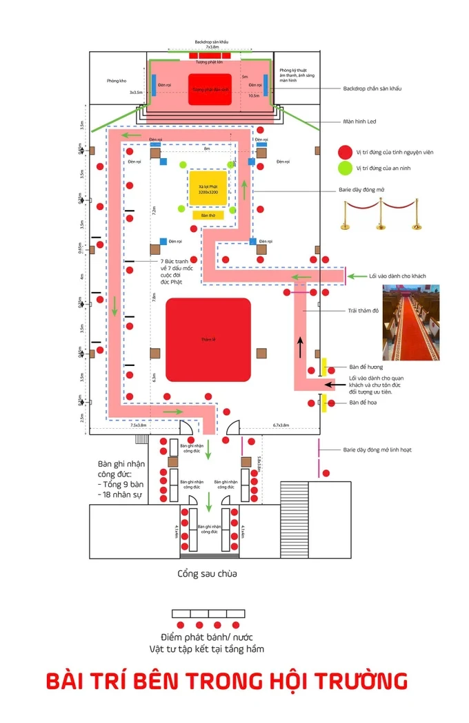 The Buddha’s relics will be enshrined on the first floor of the main hall at Quan Su Pagoda. bb07bce729719b2fc260-533-1449.jpg
