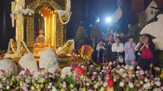 Shakyamuni Buddha relics are enshrined at Tam Chuc Pagoda in Ha Nam Province. (Photo: SGGP) tam-chuc-1-9793-8176.jpg