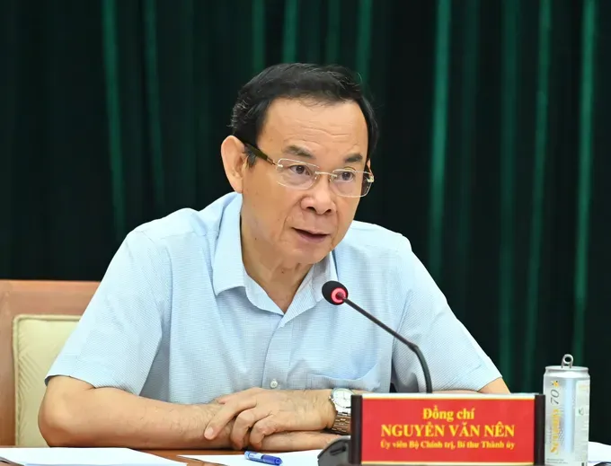 Secretary of the Ho Chi Minh City Party Committee, Nguyen Van Nen has been appointed Head of the Steering Committee for the development of the city's urban railway network. (Photo: SGGP) 6a704588fc5c4902104d-5706-6972.jpg