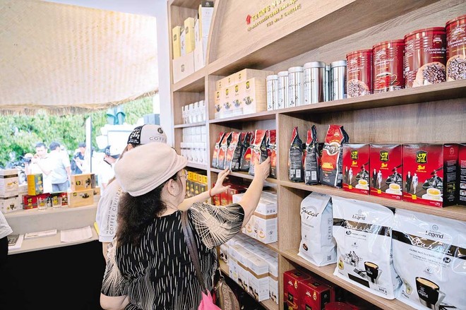 Domestic enterprises diversify processed coffee products to increase value, meeting domestic and foreign market demand. (Photo: baodautu.vn) ca-phe.jpg