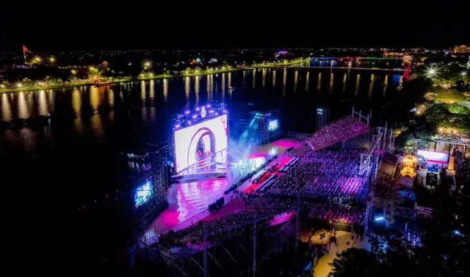 The climax night takes place in the Central city of Hue. (Photo: SGGP) c1-5268-650.jpg