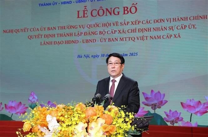 State President Luong Cuong speaks at the ceremony (Photo: VNA) luong-cuong-1.jpg
