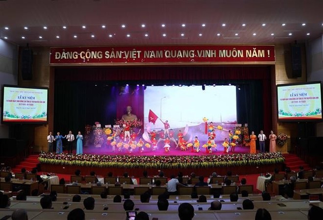 An art performance at the ceremony (Photo: VNA) thumbstand-5.jpg