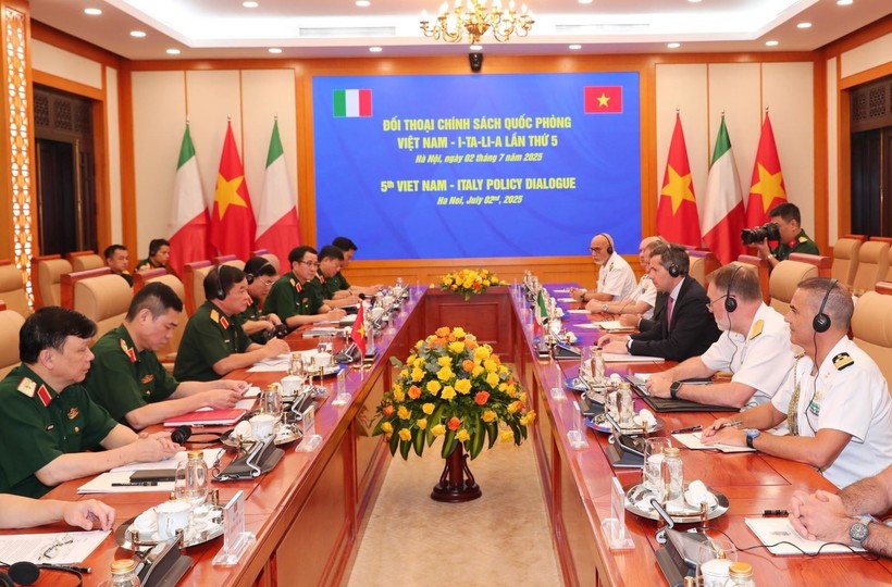 An overview of the 5th Vietnam – Italy Defence Policy Dialogue (Photo: VNA) policy-dialogue.jpg