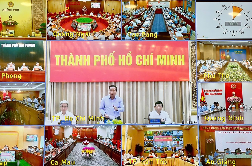 Chairman of Ho Chi Minh City People's Committee Nguyen Van Duoc speaks at the Government meeting on the afternoon of July 3. (Photo: SGGP) 1-771-8416.jpg.jpg