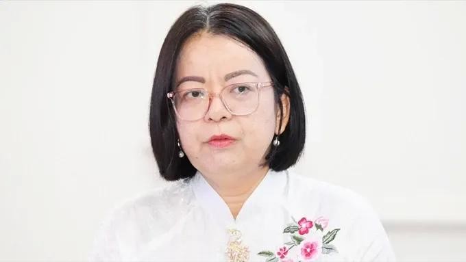 Ms. Vo Thi Trung Trinh, Director of the Ho Chi Minh City Digital Transformation Center (Photo: SGGP) 16-2004-5411.jpg